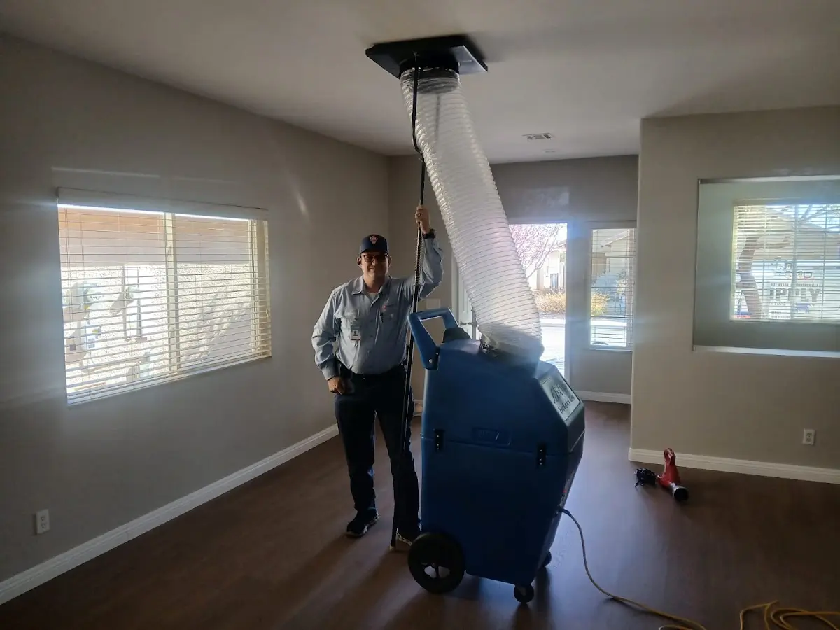Professional Dryer Vent Cleaning work inside a Clarkston home